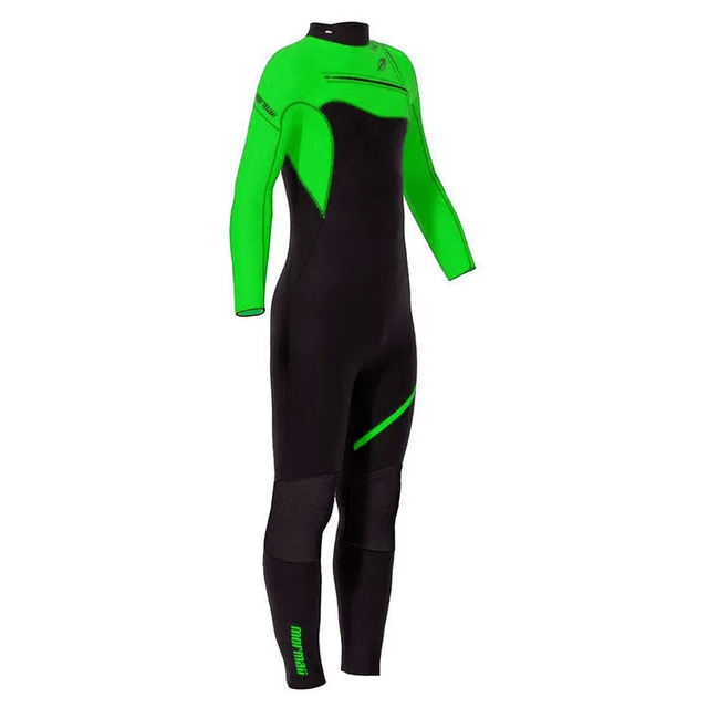 Mormaii 3/2mm Kids Chest Zip Storm Green