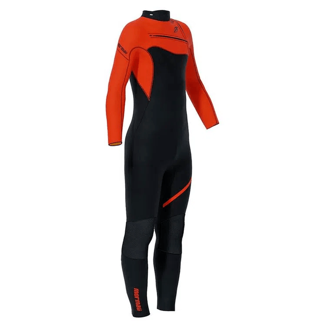 Mormaii 4/3mm Kids Chest Zip Flame Orange