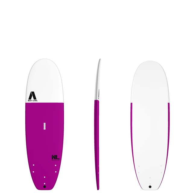 6'0 NEXT LEVEL Soft Surfboard Pink