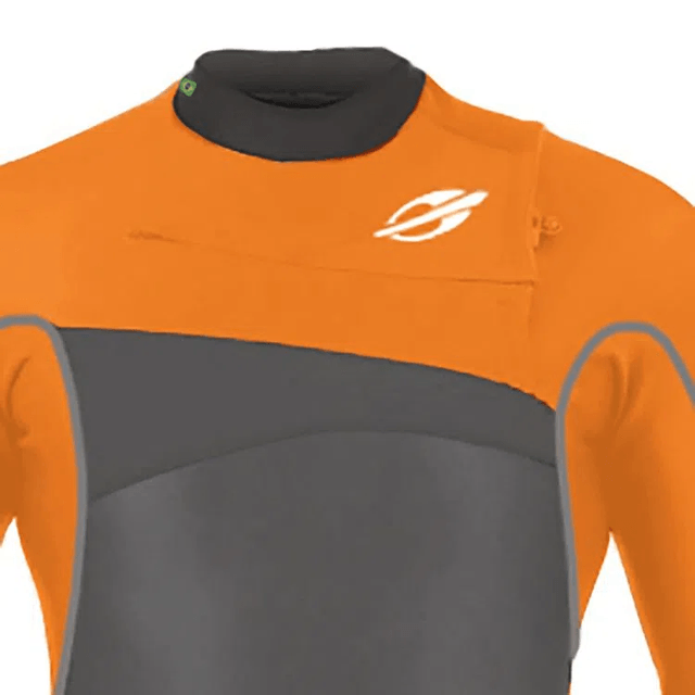 Mormaii 3/2mm Flexxa Pro Chest Zip Orange Grey