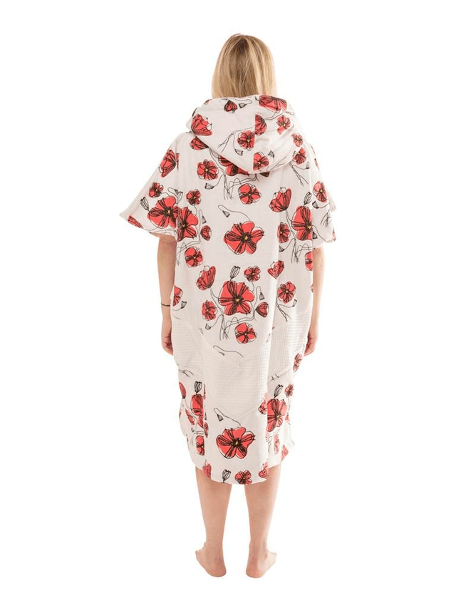 All In Changing Robe Ecru Flowers