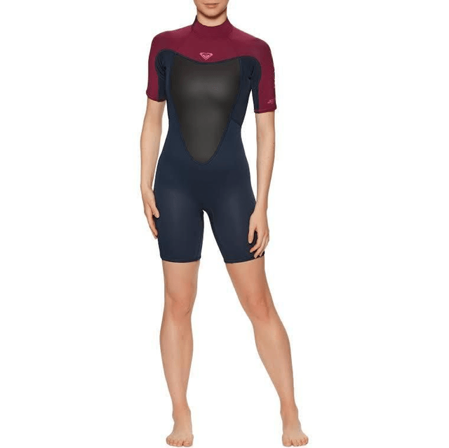 Roxy Prologue Shorty Wetsuit Black/Navy/Maroon 2.2