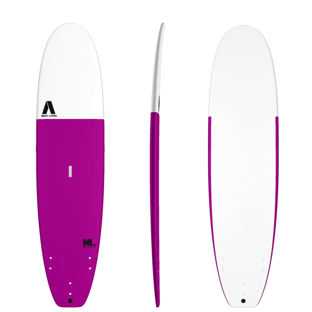 8'0 NEXT LEVEL Soft Surfboard Pink