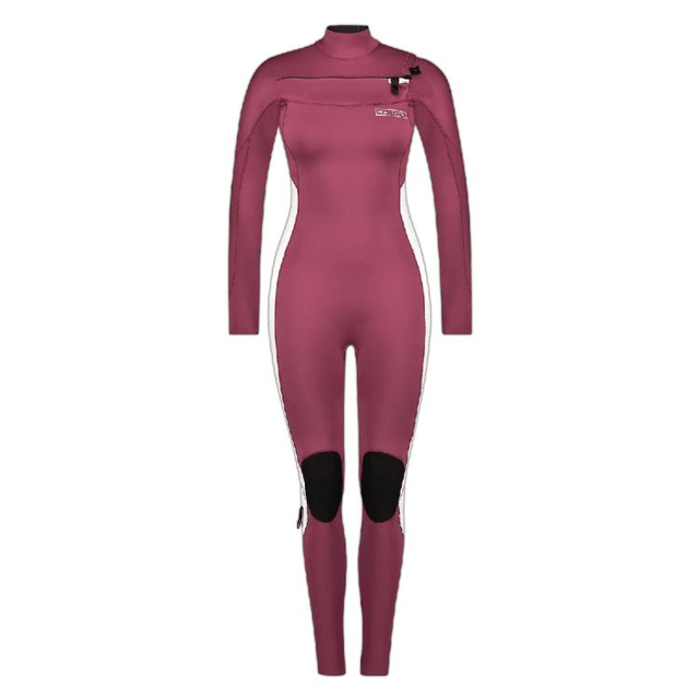 Wallien 4/3mm Pro Chest Zip Ruby