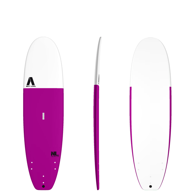 7'0 NEXT LEVEL Soft Surfboard Pink