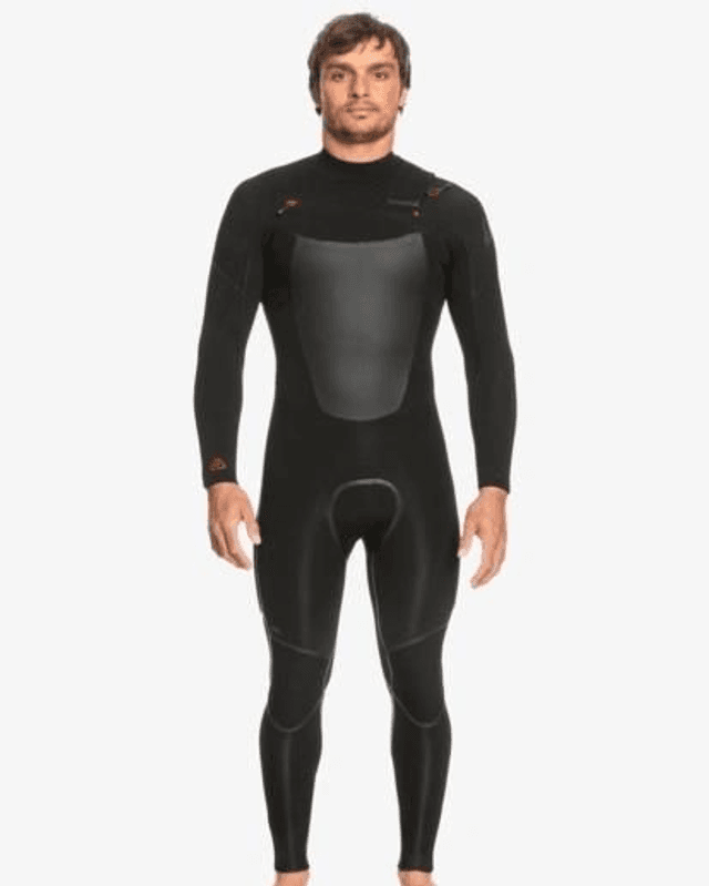 Quiksilver 5/4/3 Marathon Sessions.  Mens Chest Zip Winter Wetsuit.