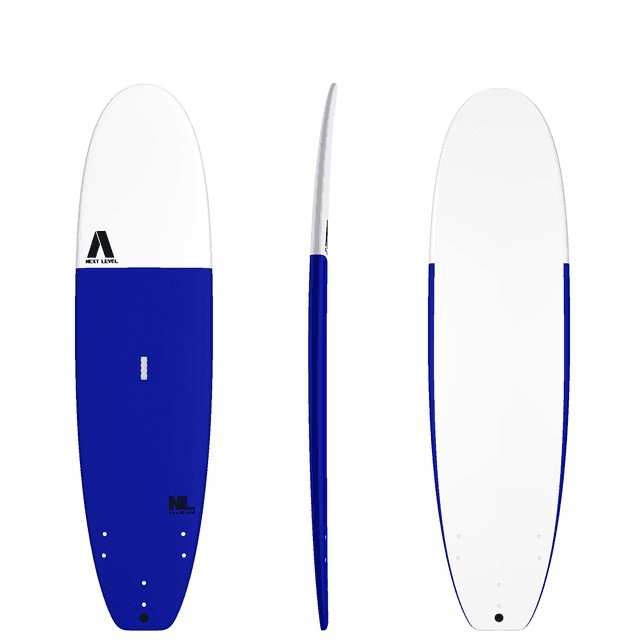 7&#039;6 NEXT LEVEL Soft Surfboard Blue
