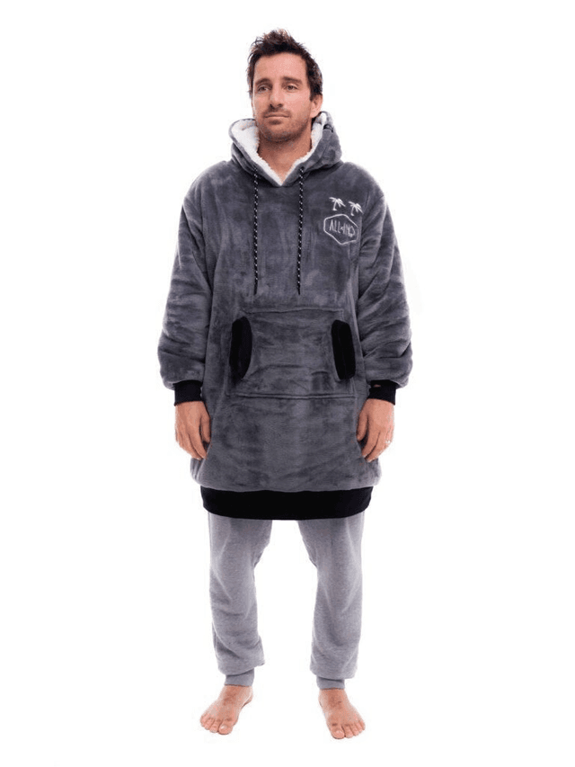 All In Poncho Plaid 100% Recycled Polyester Super Soft 