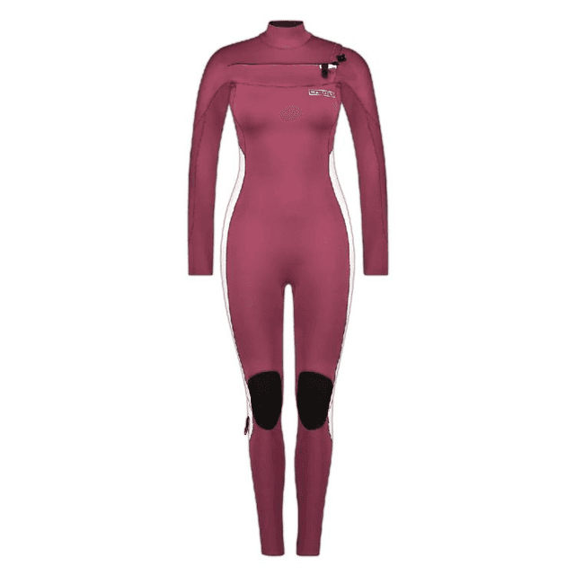 Wallien 4/3mm Pro Chest Zip Ruby
